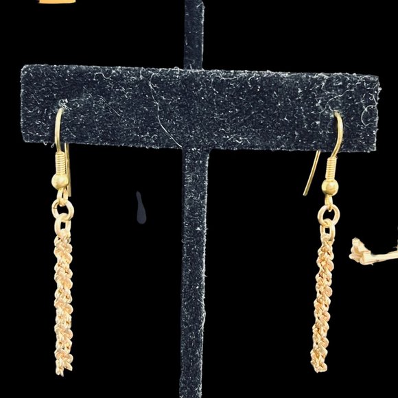 Lot of 6 Fall Colored & Gold Tone Pierced Earrings (4840) - Picture 6 of 9